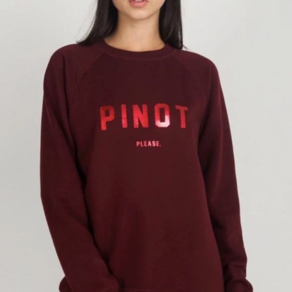 BRUNETTE THE LABEL Sweaters - 1 LEFT! NWT - BRUNETTE THE LABEL - PINOT PLEASE